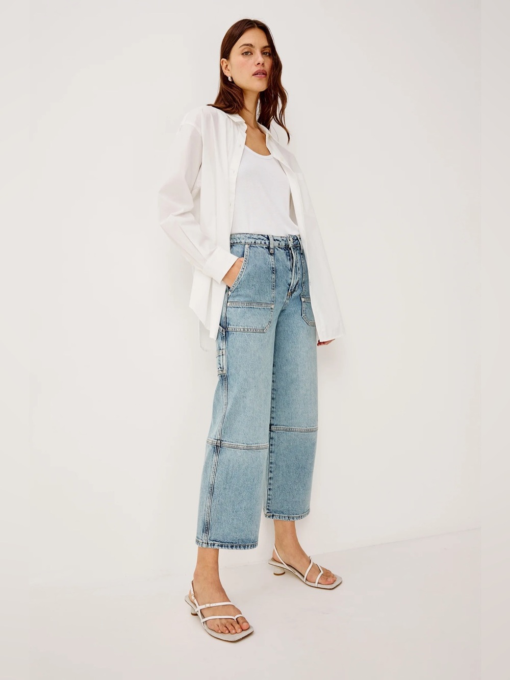 Rails Denim Silverado Carpenter Crop Jeans - Picture 2 of 16